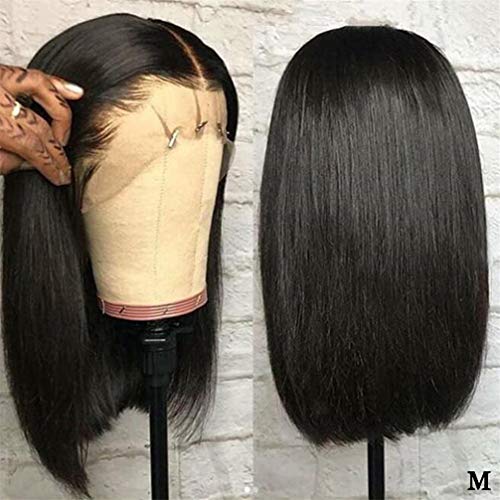 Perruque frontale en dentelle cheveux raides brésiliens remy 24 pouces et lace front wig 13X4