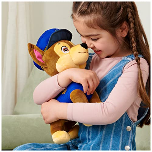 Paw Patrol 6065536 Talking Chase 12-Inch-Tall Interactive Plush Toys With Sounds, Phrases And Wagging Tail, Stuffed Animals thumb #4