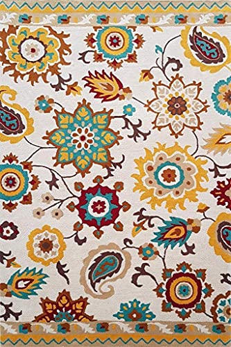 Image of Soft Pure Woolen Modern Collection Tufted Carpet for Living Room,Bedroom'Kitchen and Hall (7 X 10) Feet