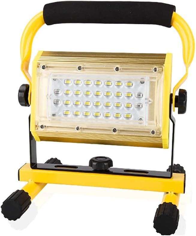 100wポータブルled作業用ライト充電式投光照明100leds 屋外キャンプハイキング用防水ledフラッドライト緊急車修理建設現場照明 おすすめ