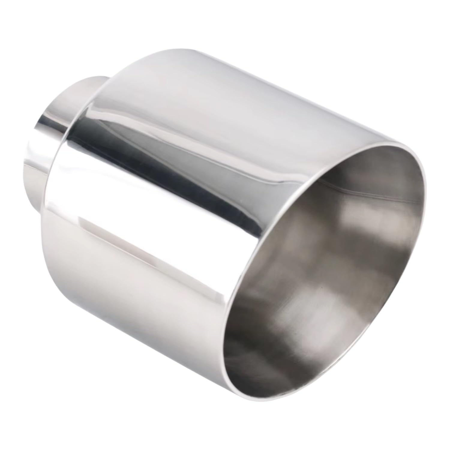 Cola Escape Coche Tubo 63mm Entrada 89mm 102mm Salida Tubo Escape Coche Accesorios Universales(DM2023b)