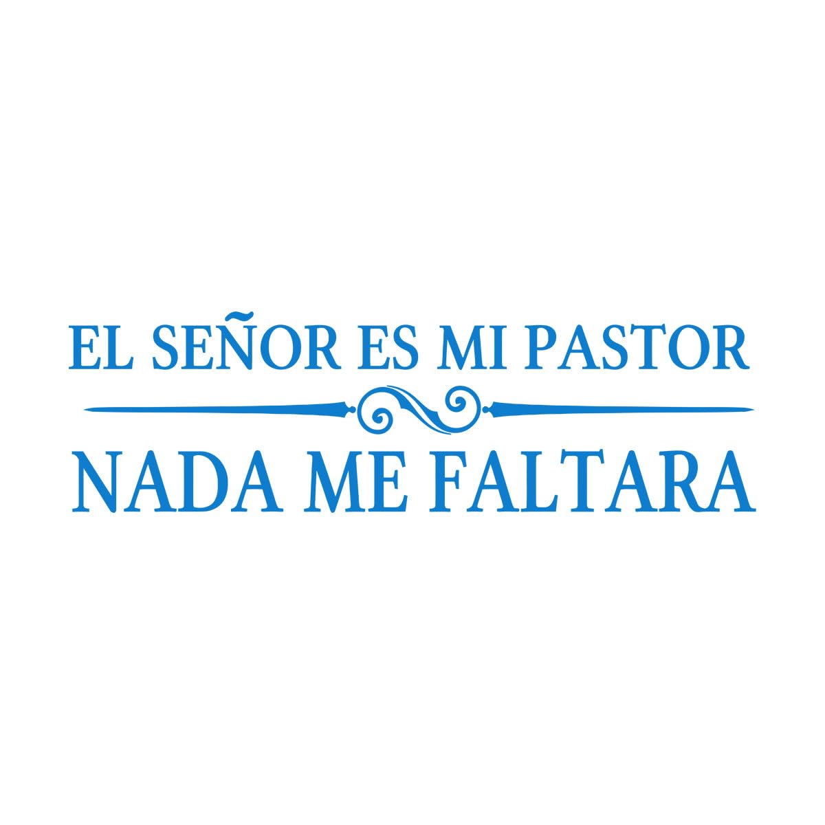Lord is My Shepherd Christian Spanish Quote Wall Decal Bedroom El Senor ES mi Pastor nada me faltara God Quote Wall Sticker Small - 16x56cm