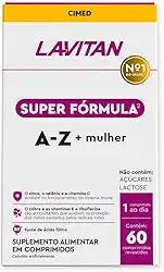 LAVITAN Super Fórmula Multivitamínico A-Z Mulher 60 comprimidos