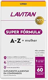LAVITAN Super Fórmula Multivitamínico A-Z Mulher 60 comprimidos
