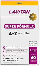 LAVITAN Super Fórmula Multivitamínico A-Z Mulher 60 comprimidos