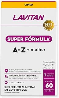 LAVITAN Super Fórmula Multivitamínico A-Z Mulher 60 comprimidos