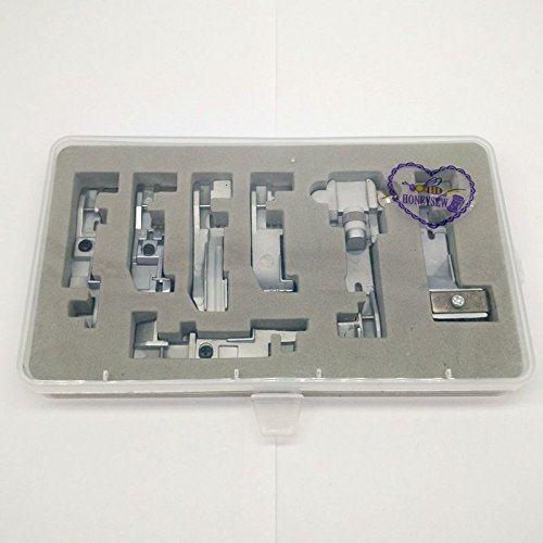 7 Presser Feet Set for Singer Overlock Serger 14CG754 14SH654 14SH754 14hd854 with Gift Organ overlock suk Needle - Thumbnail 4
