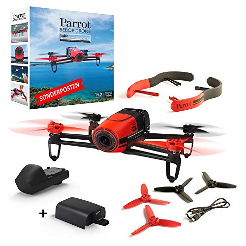 Parrot Bebop Drone 1400万画素魚眼 8GB　レッド Parrot BeBop Drone 14 MP Full HD 1080p Fisheye Camera