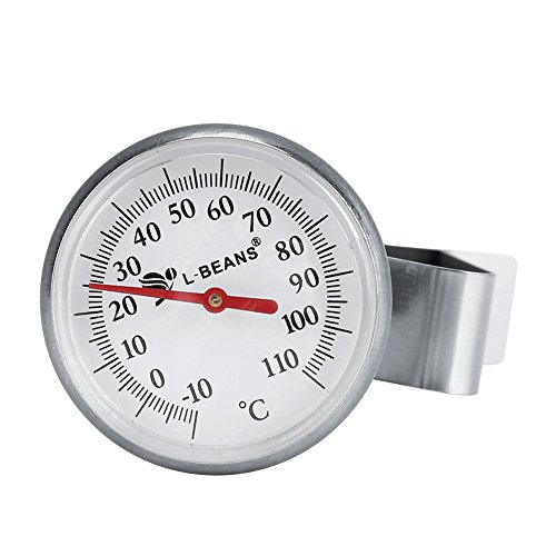 Dial Thermometer, Stainless Steel Milk Thermometer -10~110? Easy to Clean Coffee Frothing Accessories