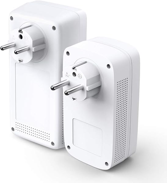 TP Link TL WPA8631P KIT DE AV1300 AC1200 Gigabit WiFi Powerline Adattatore con presa WiFi Clone MU MIMO controllo app 4 porte Gigabit Plug Play AP Modusmedia streaming bianco