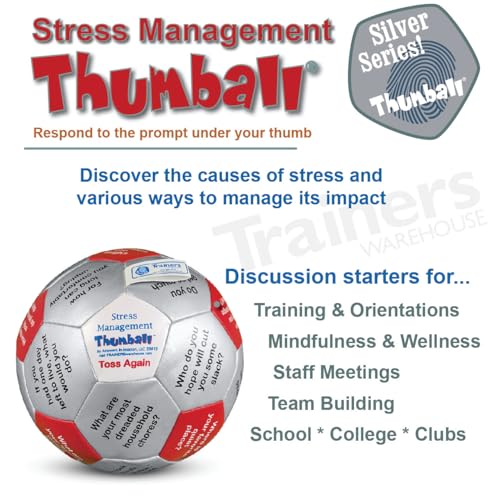 Image of Trainers Warehouse 6 inch Thumball Collection, 32 Prompts for Conversation, Team Building, Relationship and Training