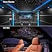 CHINLY Twinkle 650pcs 9.8ft 0.03in Starlight Headliner Fiber Optic Lights kit, Music Mode Bluetooth APP Control Remote, RGBW Star roof Lights for Star Headliner/Home Theater/Pool Ceiling