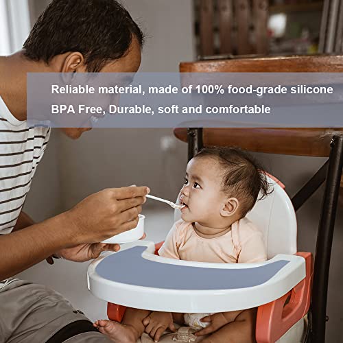 2 peças de jogo americano de silicone para cadeira Stokke Tripp Trapp, bandeja de cadeira alta para