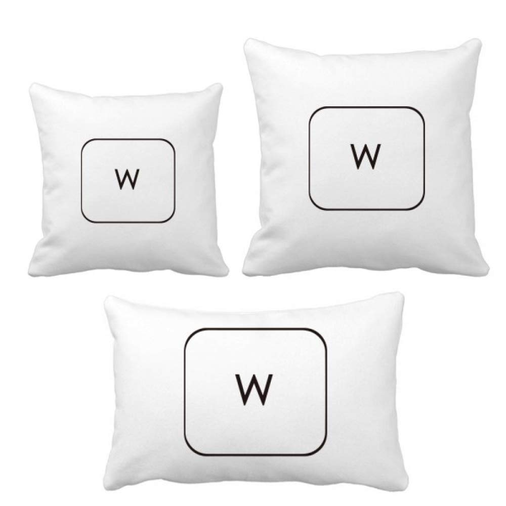 DIYthinker Keyboard Symbol W Wurf Kissen Set Einfügen Kissen Cover Home Sofa Dekor Geschenk