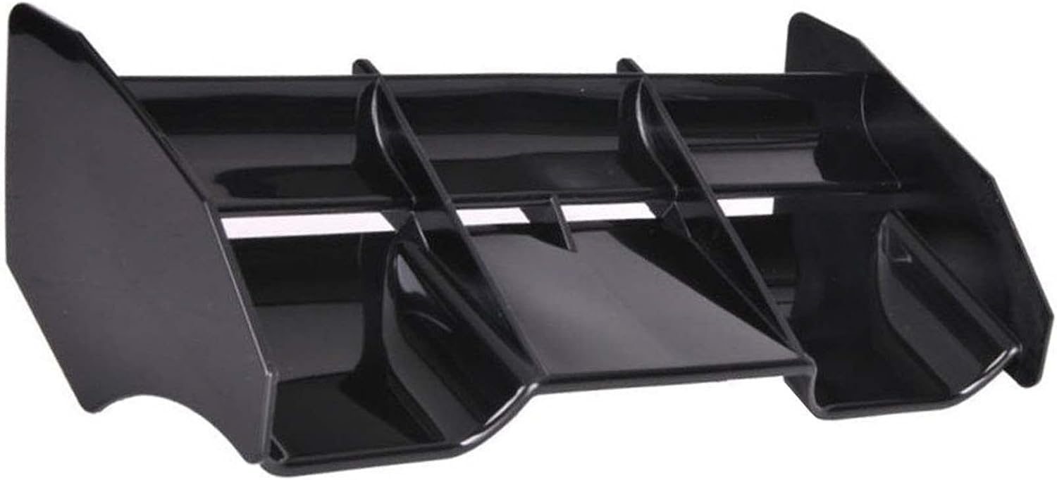 KINGCOO 1:8 Plastic Tail Wing RC Car Body Shell Rear Wing for 1/8 Scale Short-Course Off-Road Racing Buggy RC Model Car Truck Accessories Spare Parts (Black)