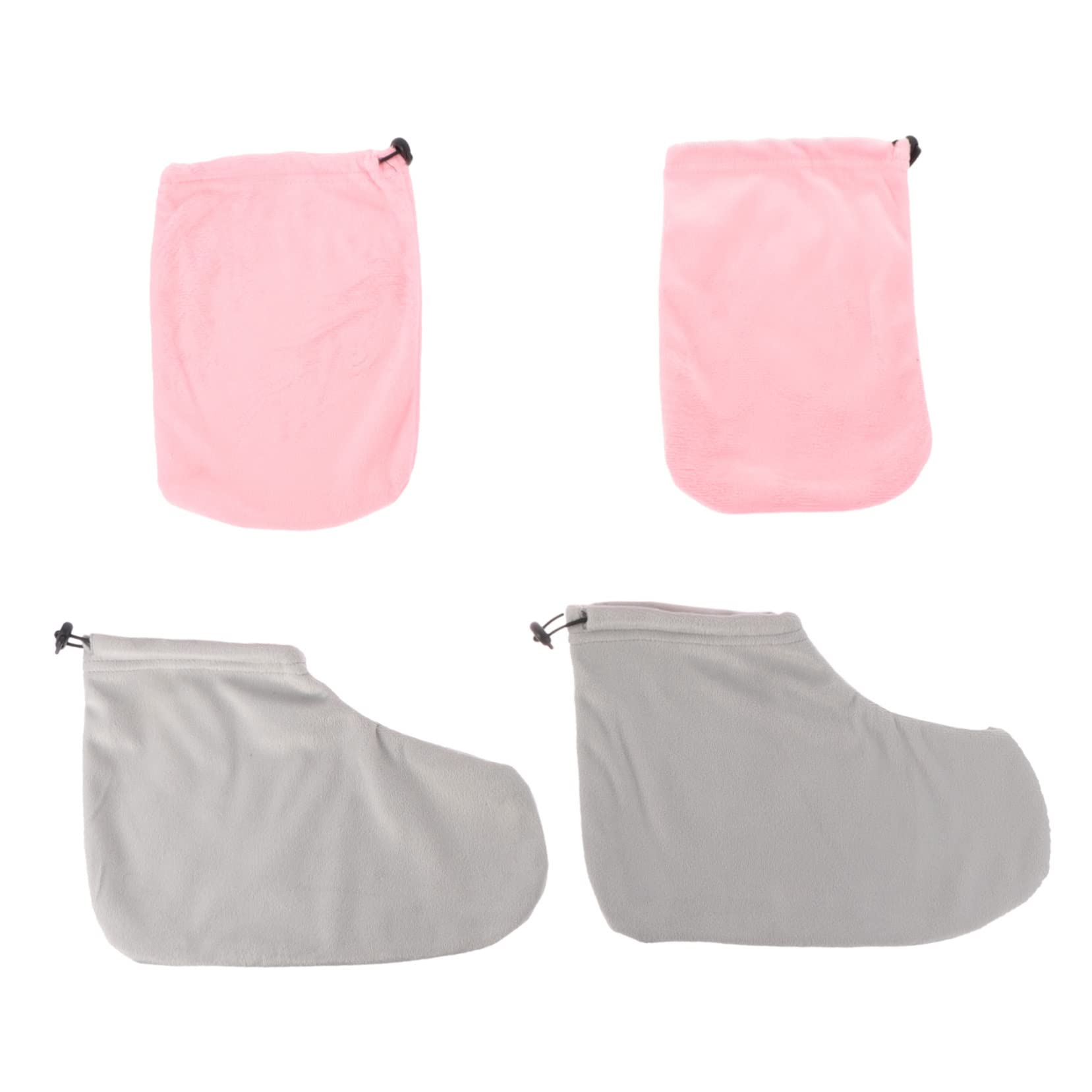 Mikinona Paraffin Treatment Gloves Set Elastic Band Mitts for Feet and Hands Moisturizing Foot Covers