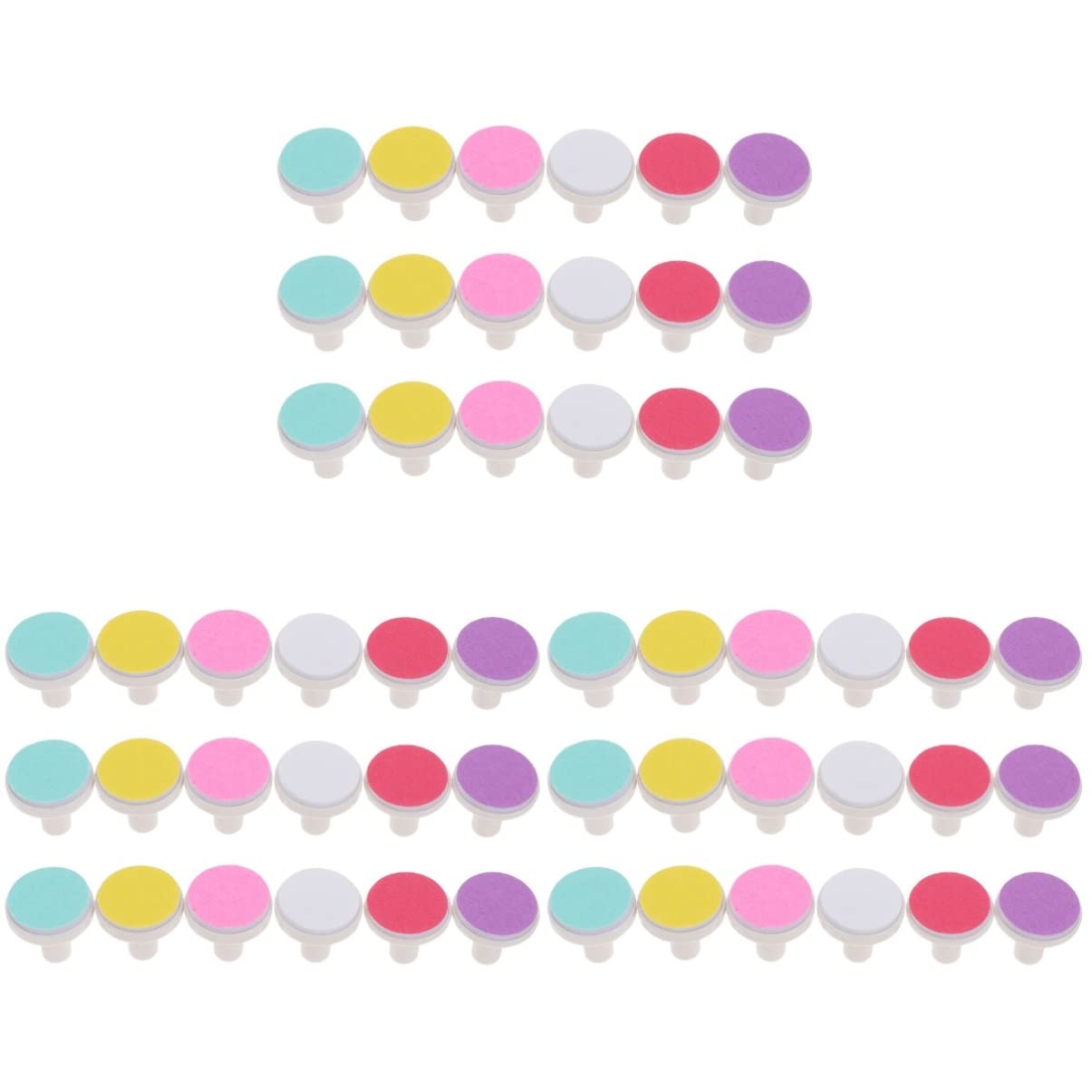 Beavorty 3sets Infant Nail Tool Set Electric Nail Trimmer Pads File Supplies for Newborn 18pcs*3