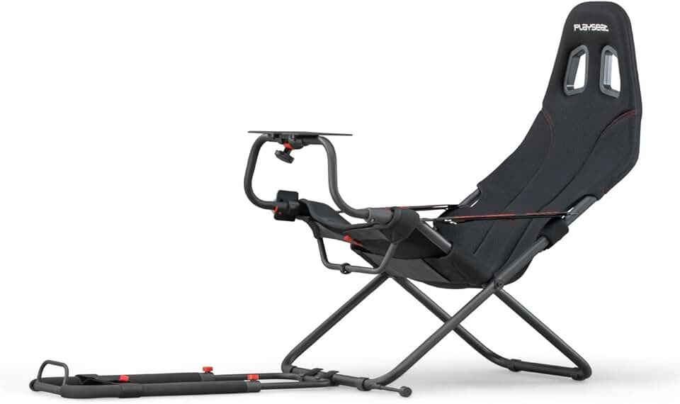 Playseat Simulador de corrida Challenge Cockpit | Dobrável e ajustável | para corrida de Sim de alto desempenho | Compacto e flexível | Suporta todos os volantes e pedais | para PC e console