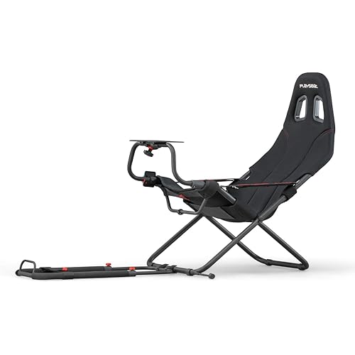 Playseat Challenge Racing Simulator Cockpit | Foldable & Adjustable | for High Performance Sim Racing | Compact & Flexible | Supports All Steering Wheels & Pedals | for PC and Console