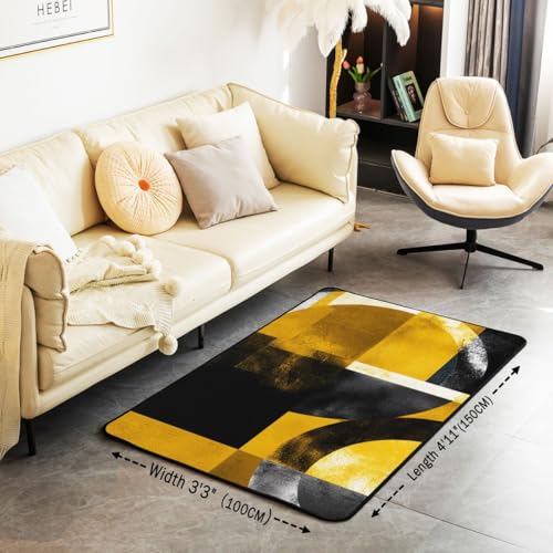 Tapete decorativo geométrico 150x200 cm para niños miniatura 3