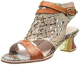 laura zurbriggen freund Heeled sandals, smooth leather, animal