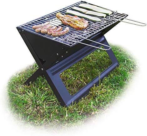 Acquista Barbecue da campeggio portatile Fornello da zaino pieghevole a carbone pieghevole in acciaio inossidabile a 3 altezze in Italia a partire da 49