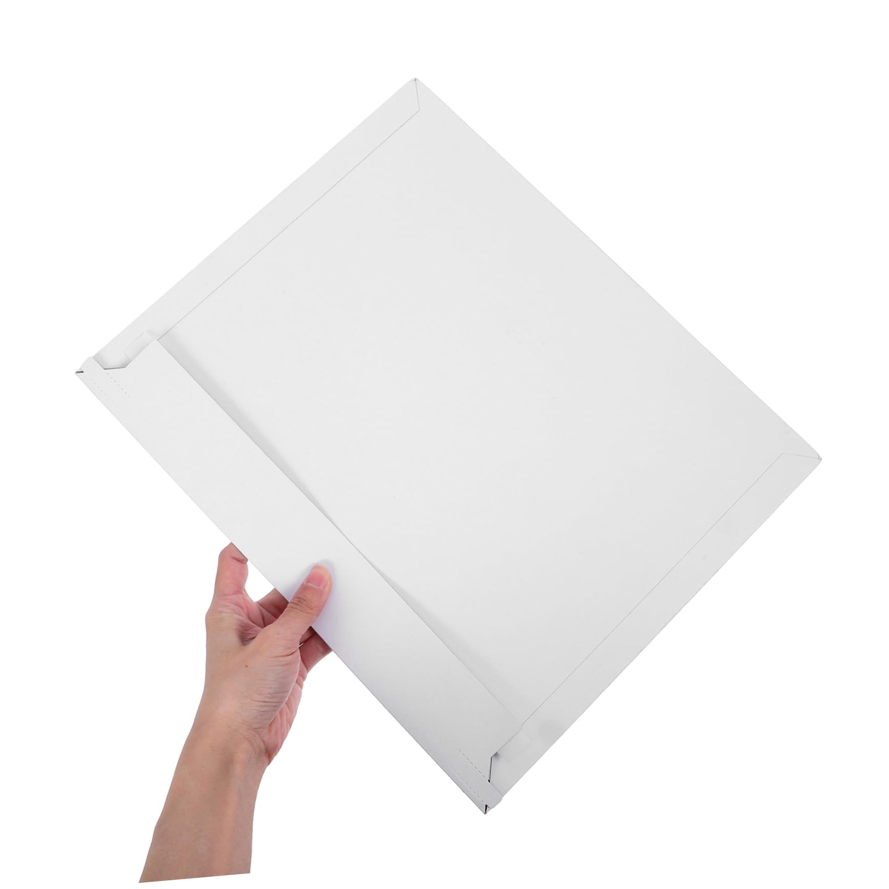 Gatuida 20pièces Enveloppes Plates Carton Blanc Lot Pour Documents Et Photos Enveloppes Expédition Rigides Et Résistantes