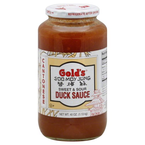 Gold's Duck Sauce, Sweet and Sour, Cantinese, 40-Ounce Glass Bottle (Pack of 6)
