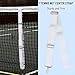 VGEBY Tennis Net Strap, Tennis Net Center Strap Adjustable Tennis Net Center Straps Stainless Steel Buckle for Sports Training