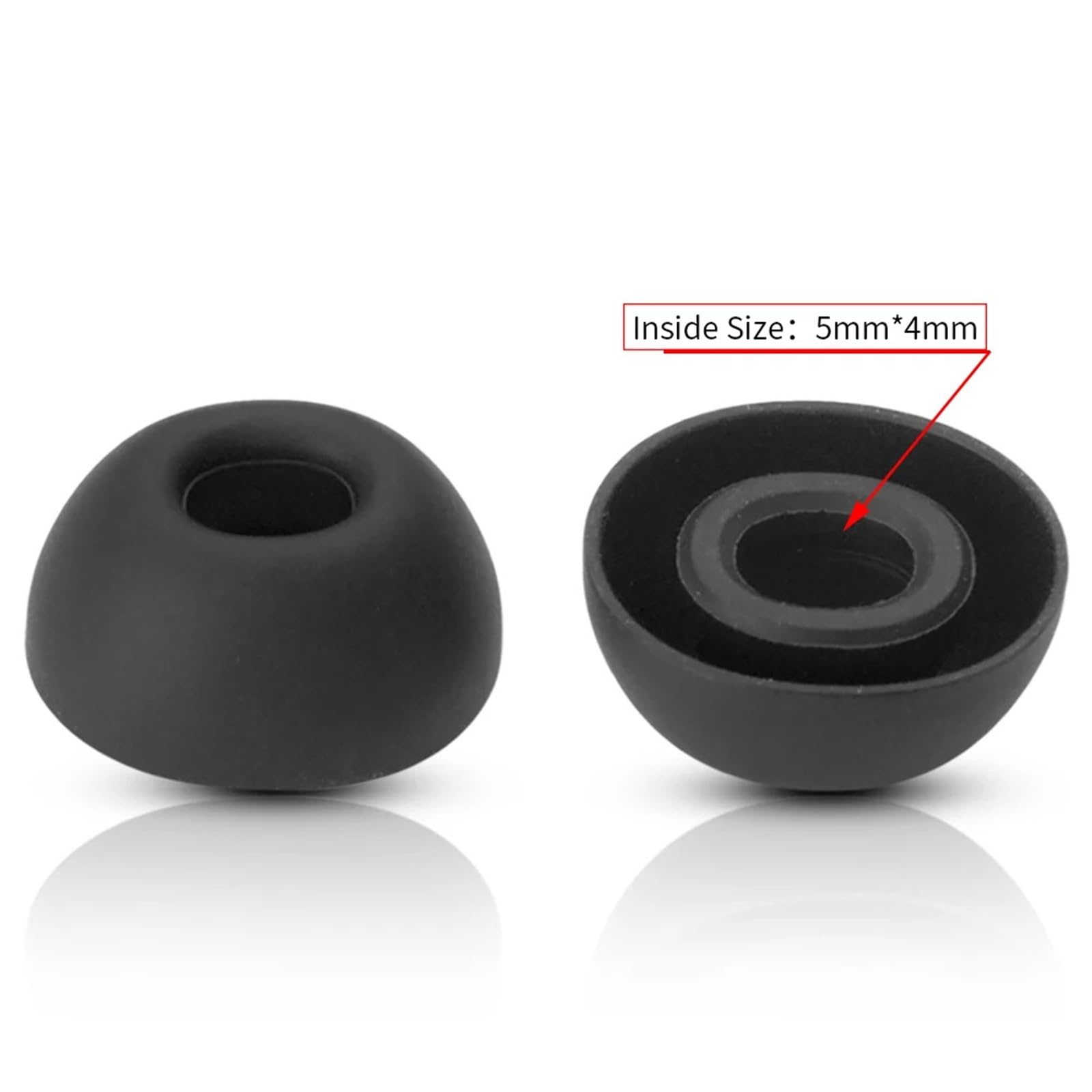 15 paia di gommini per auricolari, in silicone, senza fili, per cuffie (viola, L, 15 paia)