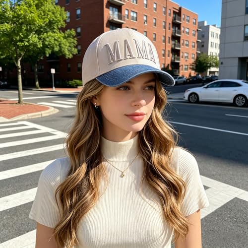 Image of Womens Trucker Hat|Best Mom Ever Embroidery Adjustable Hat for Women from Daughter Son