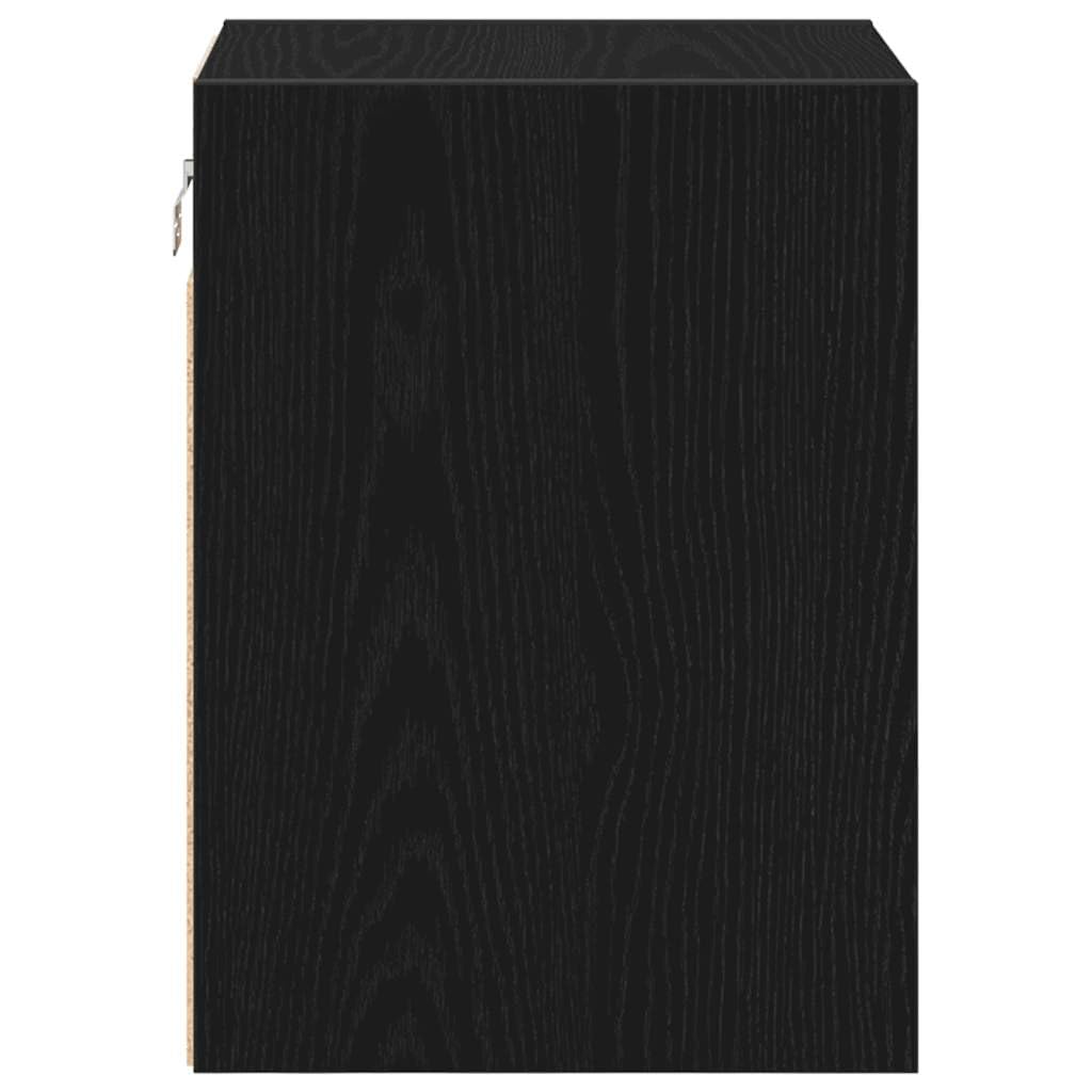 Générique Armoires murales de Garage 2 pcs Noir Bois d'ingénierie,Entreprise & Industrie,Stockage Industriel,Armoires industrielles,Noir,12.4 KG,860610