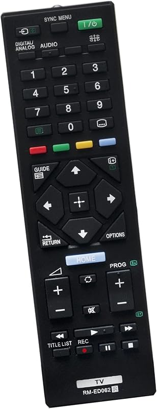 ALLIMITY RM-ED062 Távirányító Sony Bravia TV-hez - Kompatibilis KD-43XE7077, KDL-40R353B és más modellekkel - 10m Hatótávolság - Ergonomikus