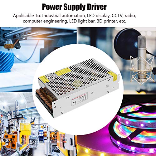 Image of AC to DC Converter, Aluminum Alloy Switch Power Supply Driver Adapter, DC24V LED Screen Strip Light 3D Printer Power Supply(S-240-24(24V /10A /240W)AC110 /220V±15%)