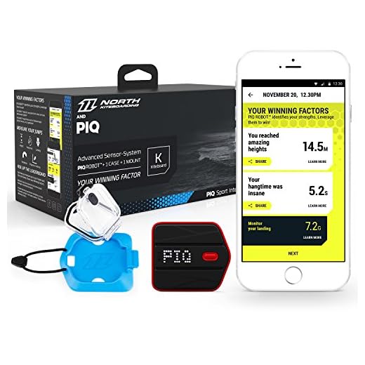 PIQ BKITE1 Kite Set Multisport Sensor, Sprunganalyse, Echtzeitanzeige, Fordere Freunde Heraus