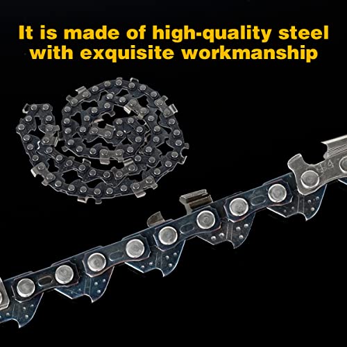 5 Pieces 6 Inch Mini Chainsaw Chain With 2 Pcs Replacement Saw Chain Bar Replacement Chains For Cordless Electric Portable Mini Chainsaw Mini Cordless Electric Chainsaw Chain for Wood Branch Cutting - Thumbnail 2
