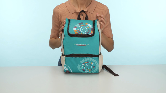Campingaz Ethnic Junior Backpack Cooler 9L – Zaino Frigo Leggero, Freddo Fino A 9 Ore, Pieghevole E Super Chic Per Picnic E Spiaggia!