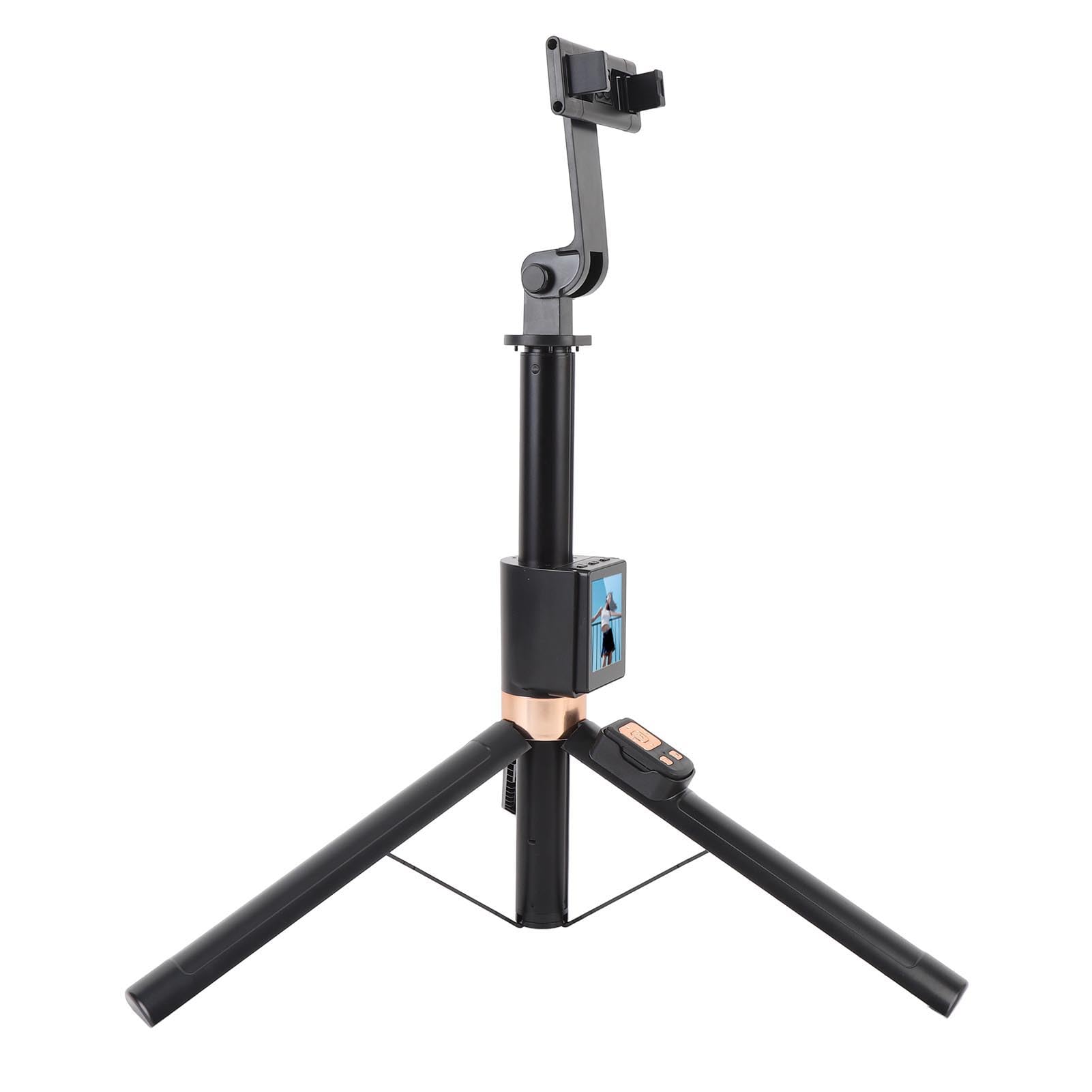 Telefono Selfie Stick Portatile con Telecomando Bluetooth per Selfie Istantanei per Vlogger e Viaggiatori ABS + Lega