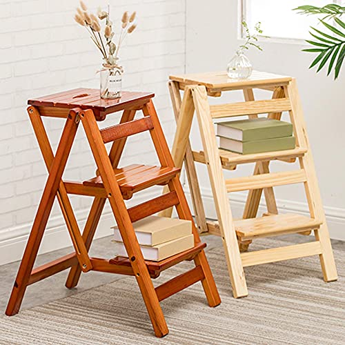 Tabouret pliant en bois pour optimiser les petits espaces encombrés
