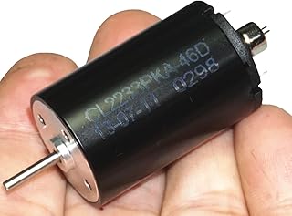 22mm Strong Magnetic Coreless Motor Mute High Torque 12V-24V Direct Current 2233 Long Shaft Hollow Cup Motor - (Speed(RPM): With Welding Leads)