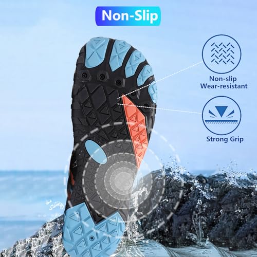Image of Hike Barefoot Shoes Women Men Pro Water Footwear Wide Toe Box Non-Slip Unisex Athletic Outdoor Running Shoes