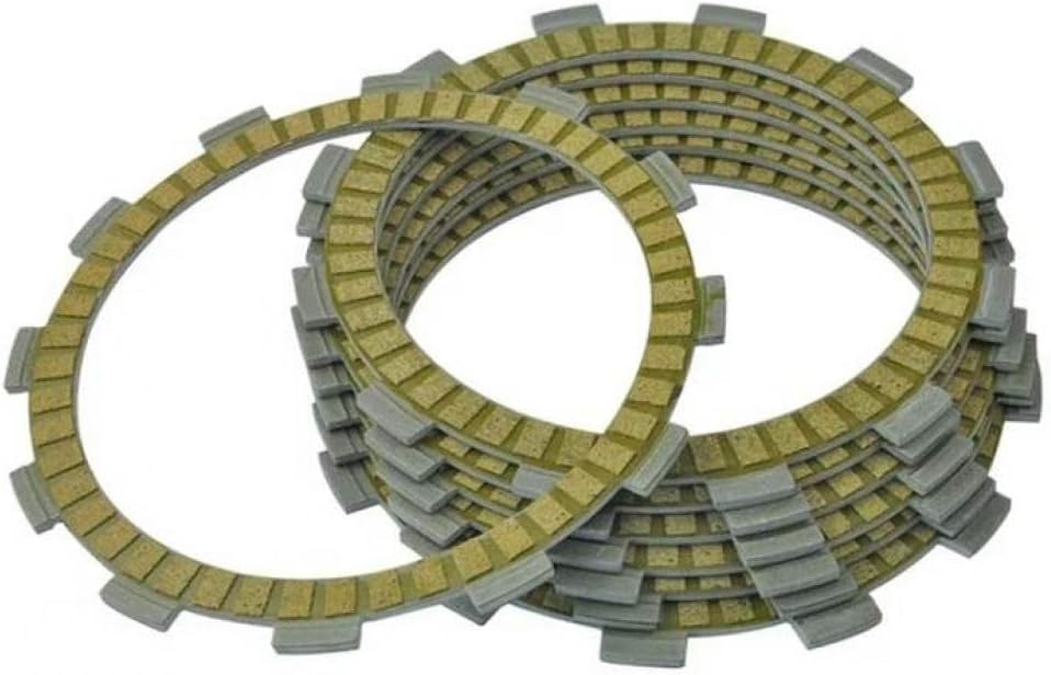 7+1 PCS Motorcycle Friction Clutch Disc Plates Compatible With Automotive Motorcycle Parts GSX600F GSX750F GSXF750 Katana 600 750 1998 2006 GR650 GR650X 1983