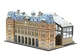 edificios papel Hecho de cartón duro doble Keranova keranova301 1: 220 Escala Clever Papel histórico Edificios Gare Saint Lazare 3D Puzzle