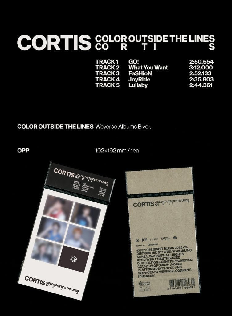 CORTIS COLOR OUTSIDE THE LINES [Weverse Albums Ver.] 1st EP Album