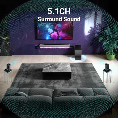 Image of ZEBRONICS Juke Bar 9510WS PRO Dolby 5.1 CH Wired Speaker, 600W Dolby Audio