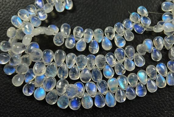 Pierre de lune rainbow briolette LKBEADS pour perles et création bijoux DIY - 3