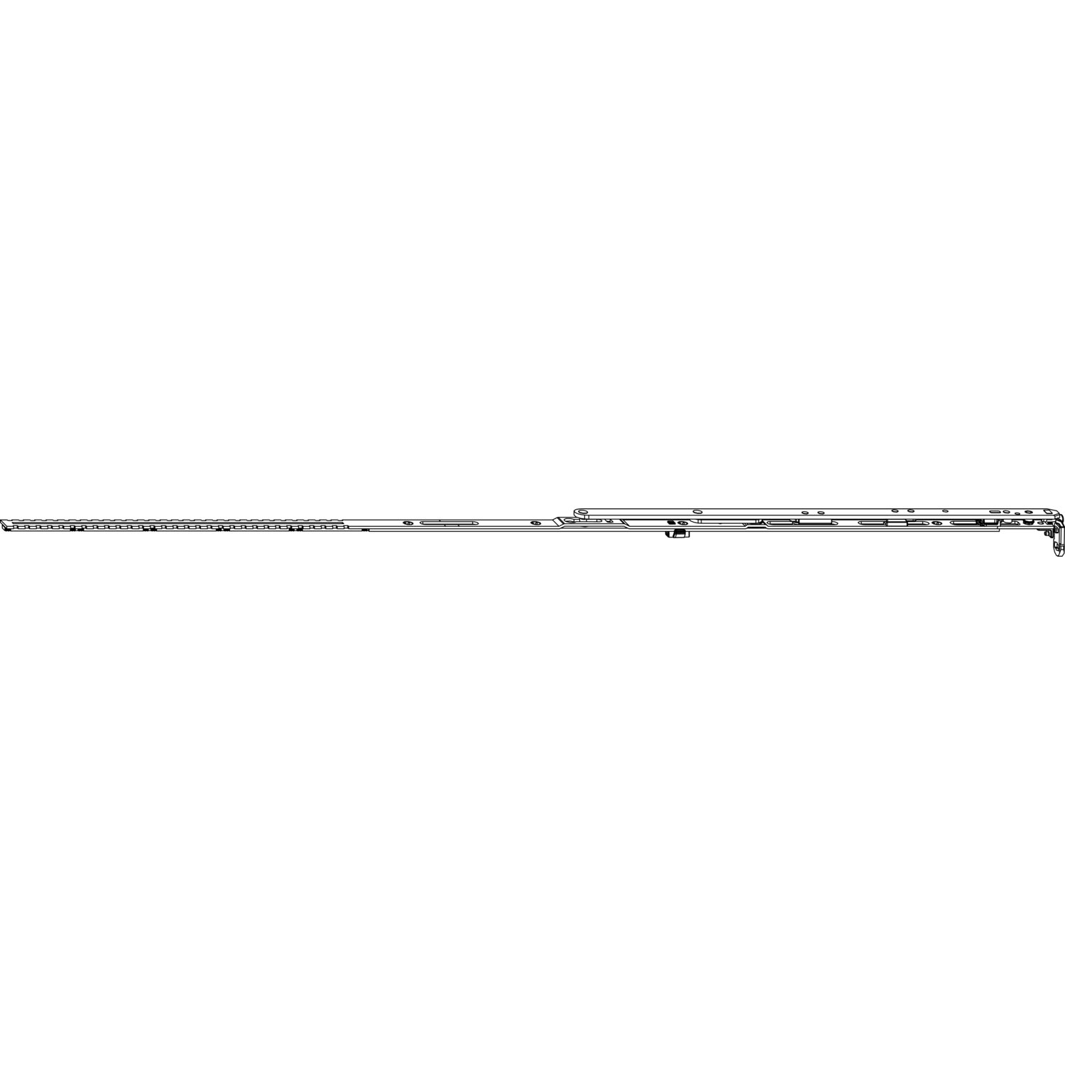 Ciseaux coudés Maco 52444 ferrure de fenêtre oscillo-battante Multi-Trend