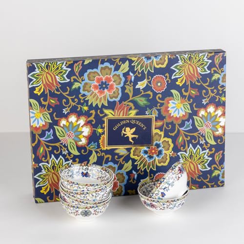 Image of GOLDEN QUEEN'S Mini Bowl Set of 6 | Perfect for Dips, Chutneys, Dessert, Nuts, Pickles, Bites | Microwave Safe - Himalyan Flora