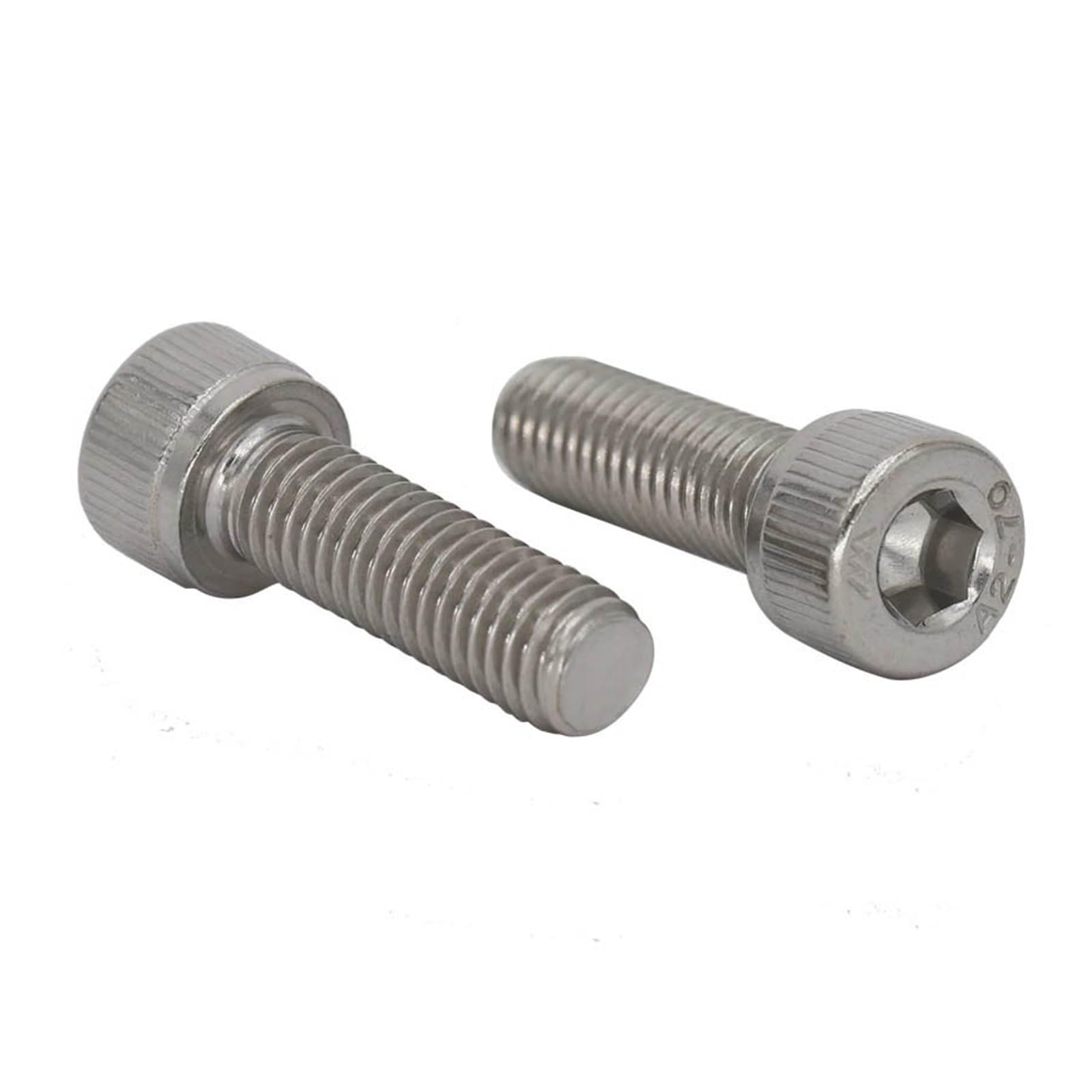 Vis à tête hexagonale creuse M9 x 40/45/50/80 mm, pas de 1,25 mm, en acier inoxydable 304.(45mm)
