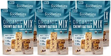 Foodstirs Chewy Oat Bar Mix, Chocolate Coconut, 15.2 Ounce, 6 Count